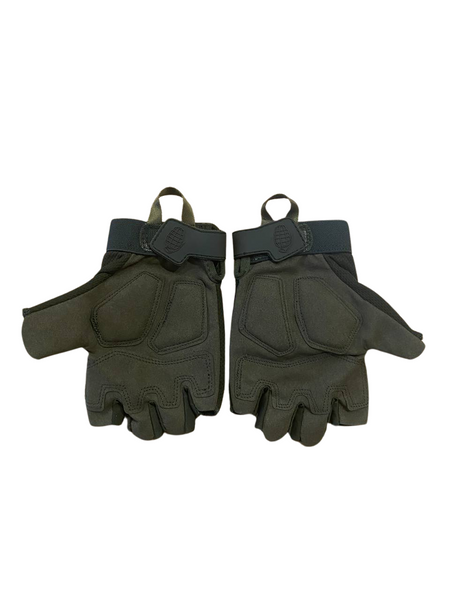 Рукавички тактичні KOMBAT UK Alpha Fingerless Tactical Gloves kb-aftg-olgr-s фото