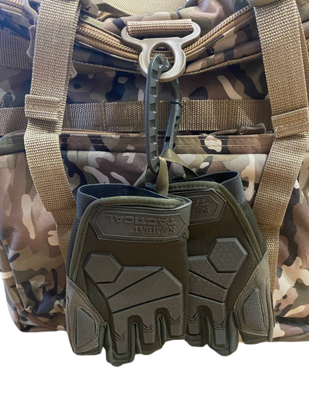 Рукавички тактичні KOMBAT UK Alpha Fingerless Tactical Gloves kb-aftg-olgr-s фото