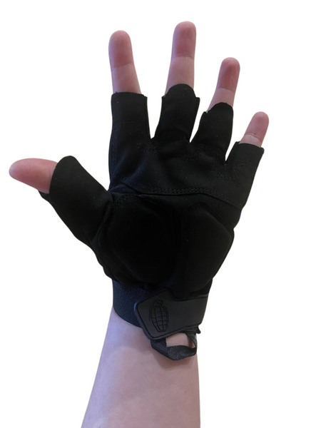 Рукавички тактичні KOMBAT UK Alpha Fingerless Tactical Gloves kb-aftg-blk-s фото