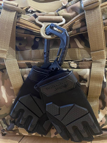 Рукавички тактичні KOMBAT UK Alpha Fingerless Tactical Gloves kb-aftg-blk-s фото