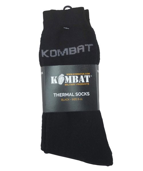 Термоноски 3 пары KOMBAT UK Thermal Socks kb-tso-blk-40-45 фото