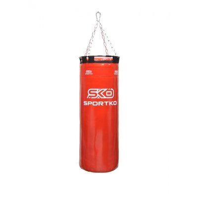Мішок боксерський SportKo "Боченя" PVC з кільцем 75 см червоний SP-6479P6-1 фото