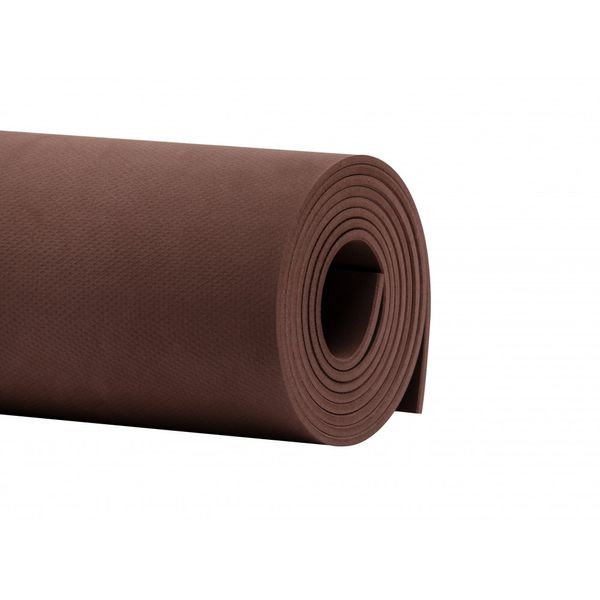 Килимок IVN для йоги та фітнесу коричневий 1800х600х3мм EVA IV-TI5700 фото