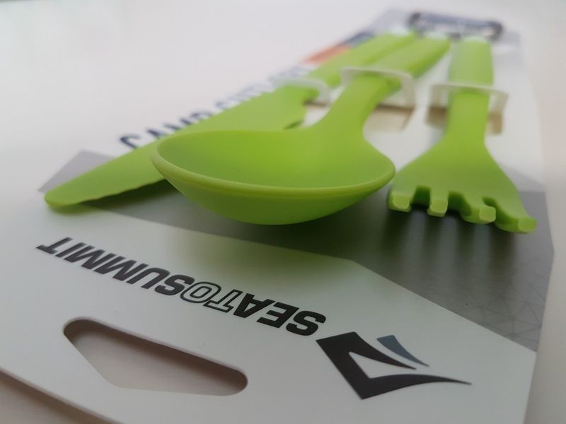 Набор (ложка, вилка, нож) Sea to Summit Camp Cutlery Set 22365 фото