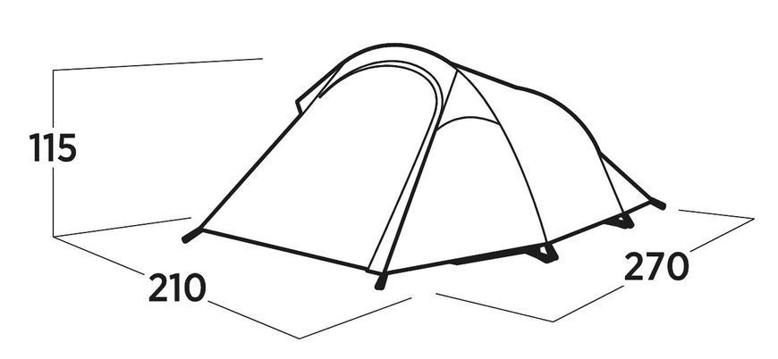 Намет тримісний Easy Camp Reindal 3 (120472) 931544 фото