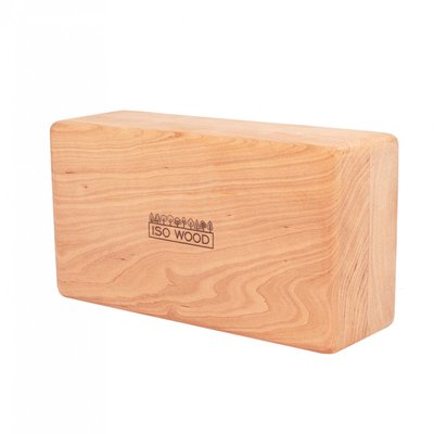 Блок для йоги IVN дерев'яний вільха IV-4994 фото
