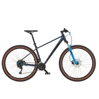 Велосипед KTM CHICAGO 291 29" рама M/43, серый (черно-голубой), 2022 22809103 фото