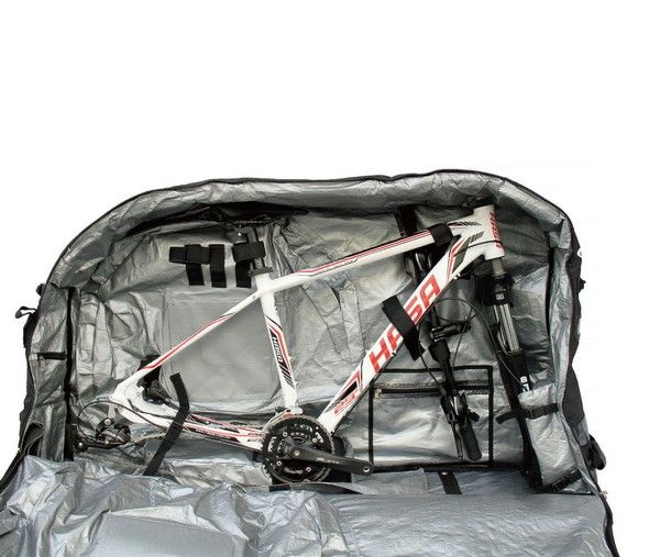 Чохол для велосипеда 26-29" XXF BIKE TRANSPORT BAG 600D, м'який, чорно-сірий CVR-43-55 фото