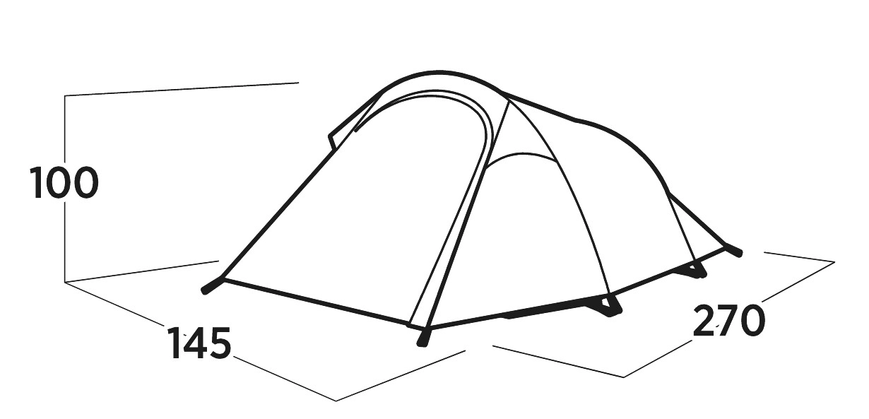 Намет двомісний Easy Camp Reindal 2 (120471) 931543 фото