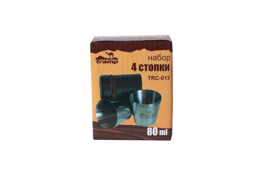 Набор 4 стопки Tramp 80 мл TRC-013 TRC-022 фото