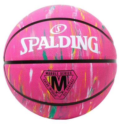 Мяч баскетбольный Spalding Marble Series розовый, 84417Z фото
