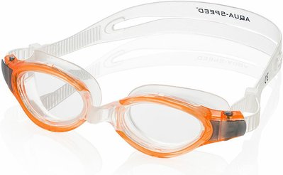 Очки для плавания Aqua Speed ​​TRITON 6363 оранжевый Уни OSFM 053-14 фото