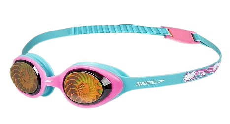 Очки для плавания Speedo ILLUSION 3D PRT JU голубой, розовый дит OSFM 8-11597C621 фото