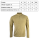 Фліс тактичний KOMBAT UK Alpha Mid-Layer Fleece kb-amlf-coy-xl фото 4