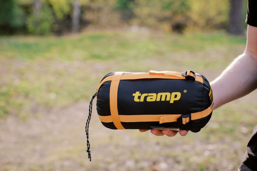 Спальний мішок Tramp Windy Light кокон лівий yellow/grey 220/80-55 UTRS-055 UTRS-055-L фото
