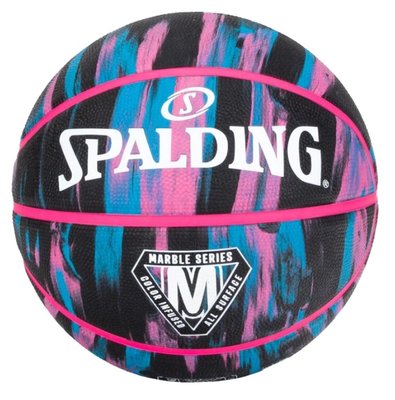 Мяч баскетбольный Spalding Marble Series голубые 84400Z фото