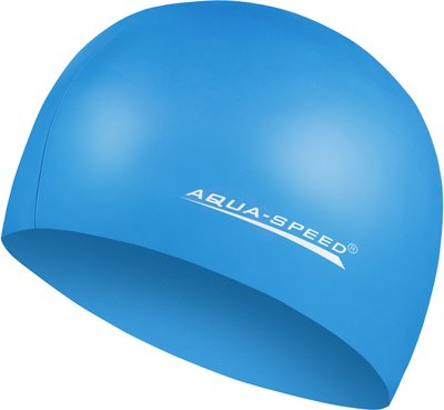 Шапка для плавання Aqua Speed ​​MEGA 100-23 блакитний Уні OSFM 100-23 фото