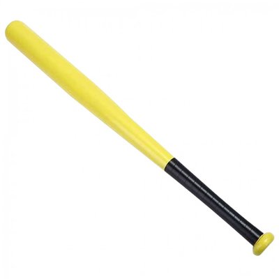 Біта бейсбольна дерев'яна 63см, колір жовтий Z-63D-Y фото