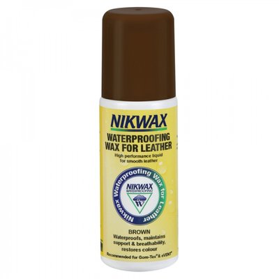 Средство NikWax Woterproofing Wax For Leather КОРИЧНЕВЫЙ 125 мл 9005 фото