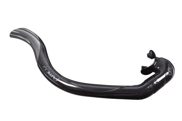 Трубка Slalom snorkel - black/grey silicone 60651SCF фото