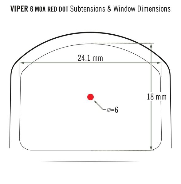 Приціл коліматорний Vortex Viper Red Dot 6 MOA (VRD-6) 875874006027 фото