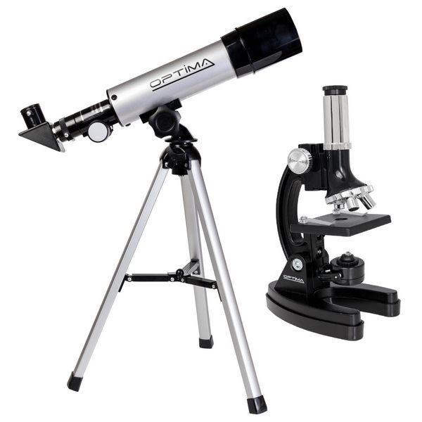 Мікроскоп Optima Universer 300x-1200x + Телескоп 50/360 AZ в кейсі (MBTR-Uni-01-103) 928587 фото