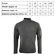 Фліс тактичний KOMBAT UK Alpha Mid-Layer Fleece kb-amlf-blk-m фото 4
