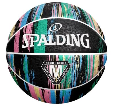 Мяч баскетбольный Spalding Marble Ball черная паст 84405Z фото