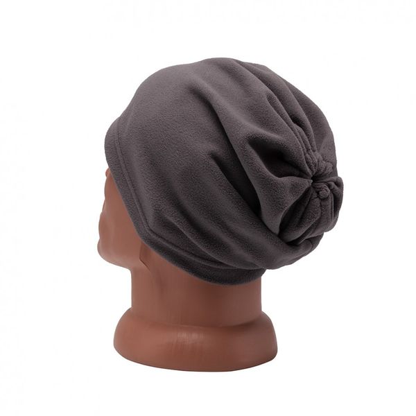 Шапка-трансформер флісова IVN - маска, шапка, шарф-баф колір сірий IV-H7056 фото