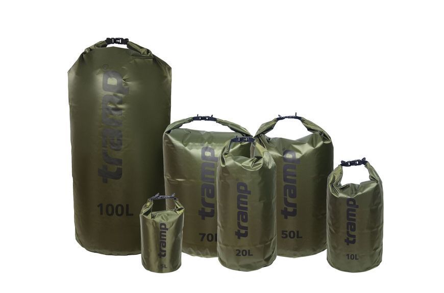 Гермомішок TRAMP PVC Diamond Ripstop 100л UTRA-210, Помаранчевий UTRA-210-olive фото