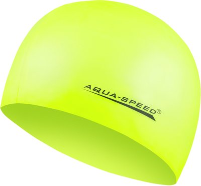 Шапка для плавання Aqua Speed ​​MEGA 100-18 жовтий Уні OSFM 100-18 фото