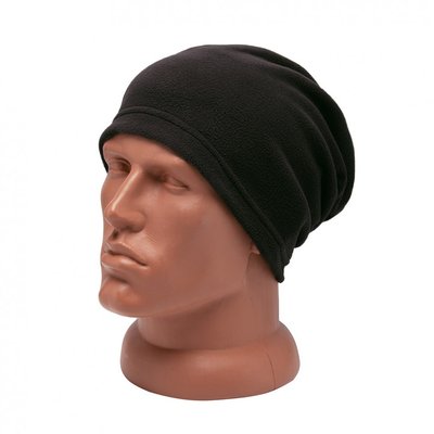 Шапка-трансформер флісова IVN - маска, шапка, шарф-баф колір чорний IV-H7063 фото