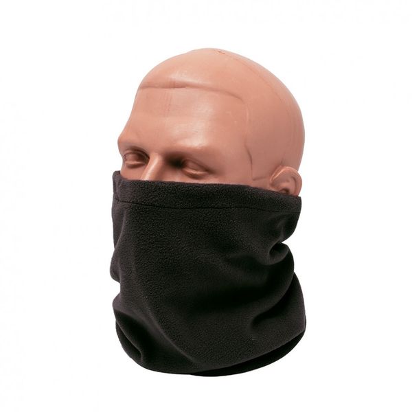 Шапка-трансформер флісова IVN - маска, шапка, шарф-баф колір чорний IV-H7063 фото